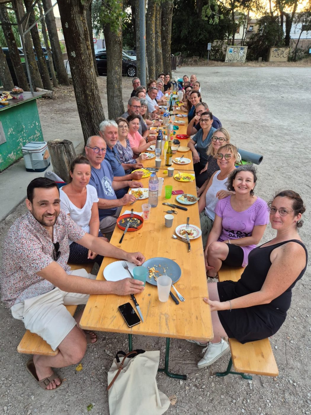 Repas de fin d’année au lac de Codolet